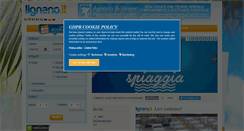 Desktop Screenshot of lignano.it