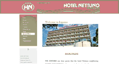 Desktop Screenshot of hotelnettuno.lignano.it